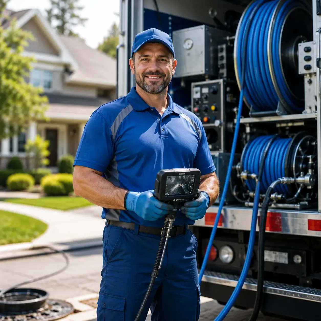 Local outdoor drain cleaning specialists in Vanderbilt, TX